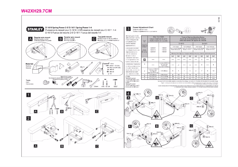 First page image of the manual for D1610