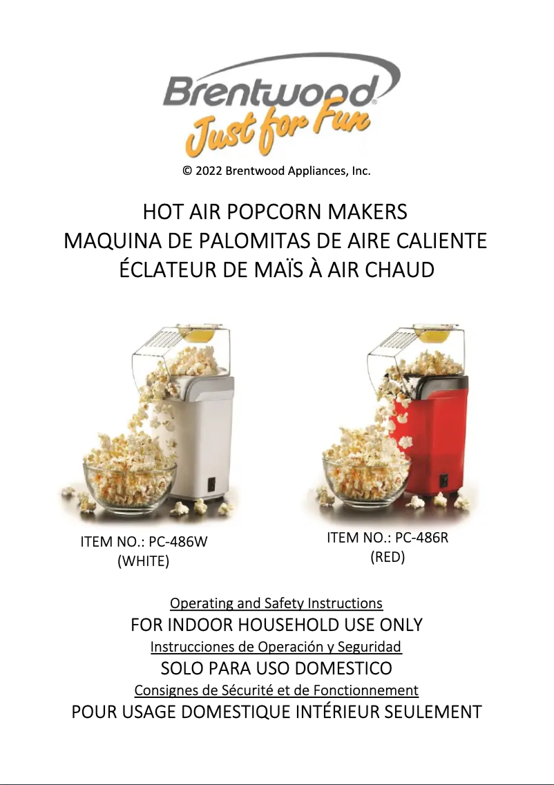 First page image of the manual for PC-486W