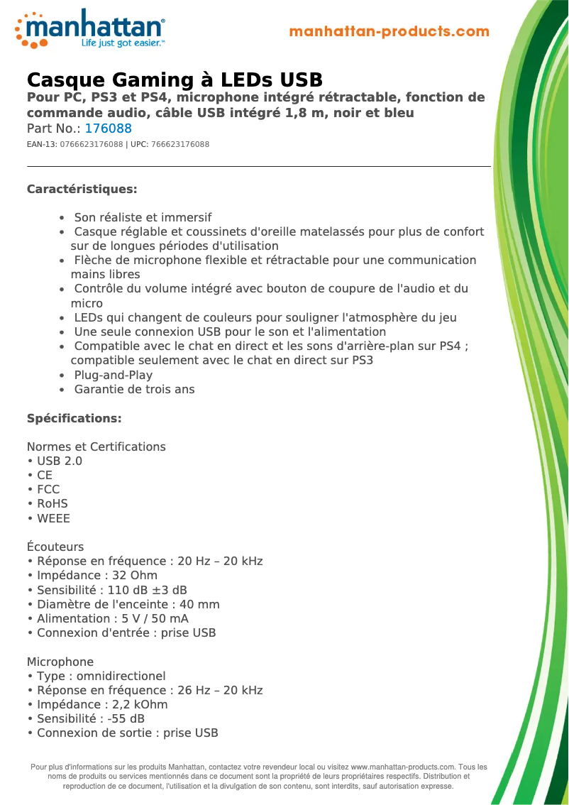 First page image of the manual for 176088