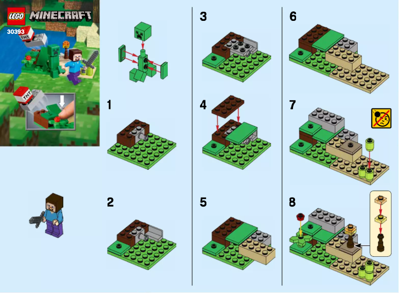 Page 1 of the manual User Manual Lego Minecraft 30393
