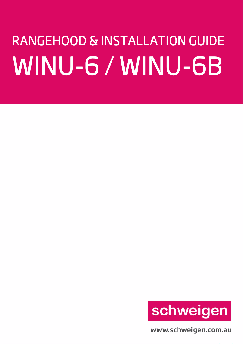 Page 1 of the manual User Manual Schweigen WINU-6B