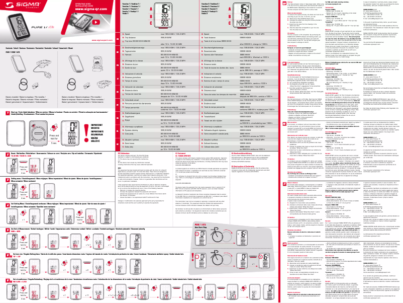 First page image of the manual for Pure 1 ATS