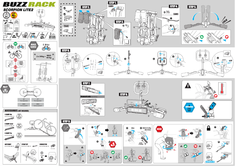 Page 1 of the manual User Manual Buzz Rack Scorpion Lite 2