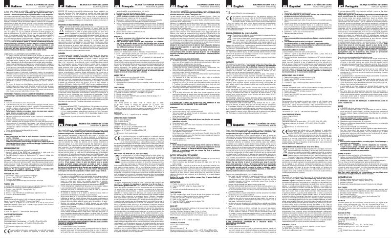 Page 1 de la notice Manuel utilisateur Laica BX9240