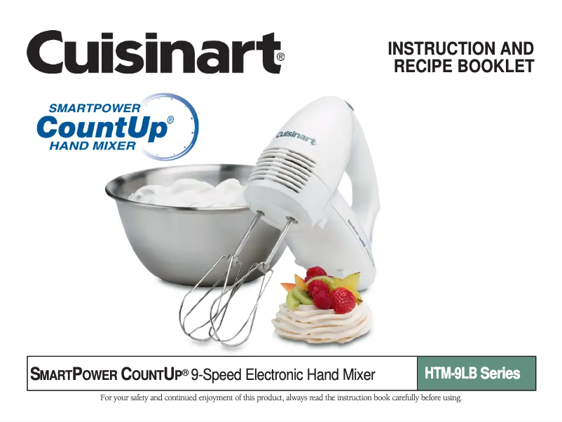 Page 1 of the manual User Manual Cuisinart SmartPower CountUp HTM-9LB