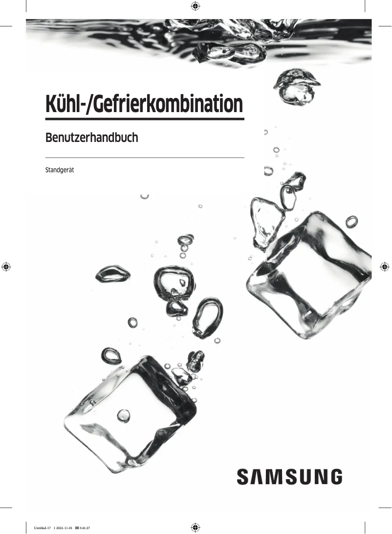 Page 1 of the manual User Manual Samsung RF5GA5202B1