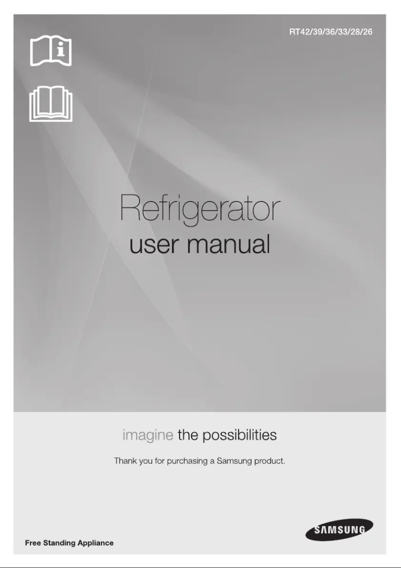 First page image of the manual for RT39HDJTESP