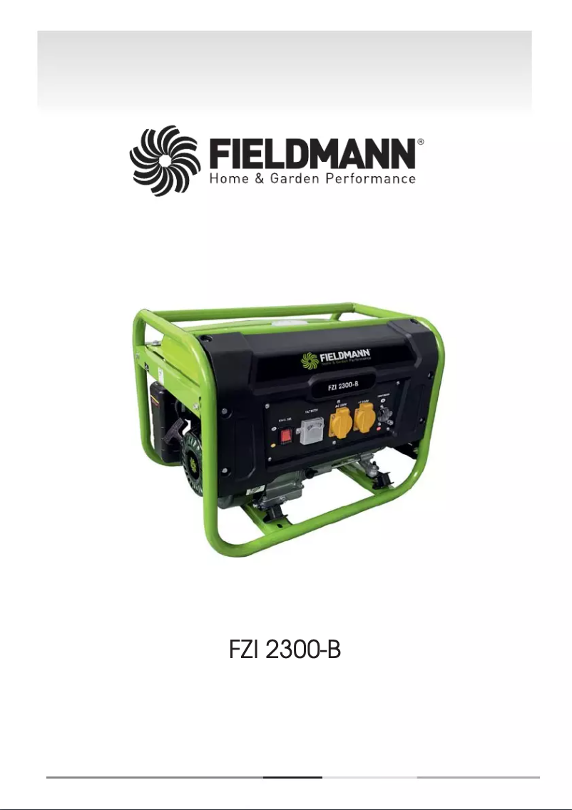 First page image of the manual for FZI 2300-B