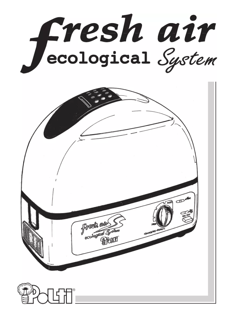 Page 1 of the manual User Manual Polti Fresh Air FA20