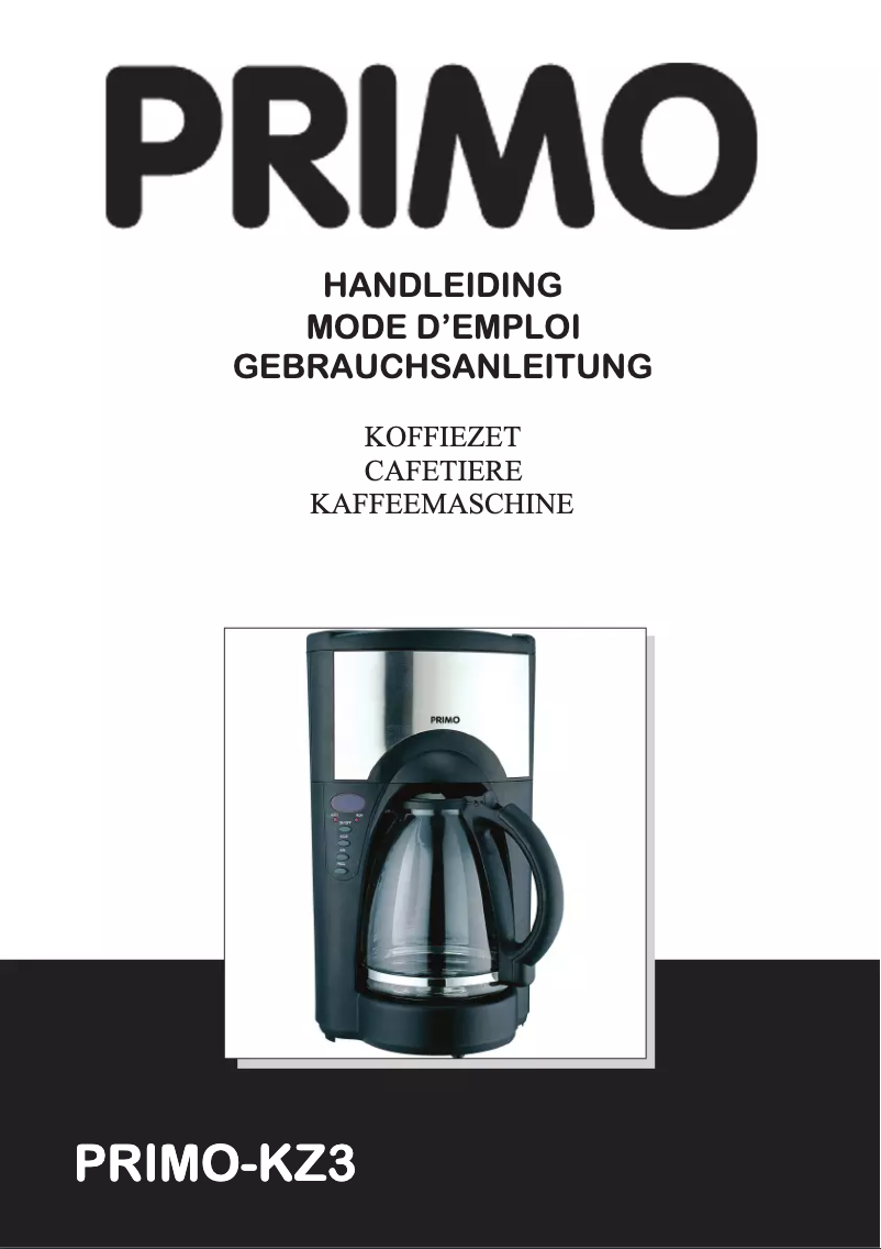 First page image of the manual for KZ3