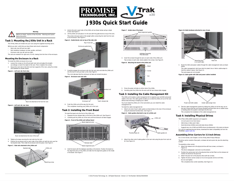 First page image of the manual for J930S