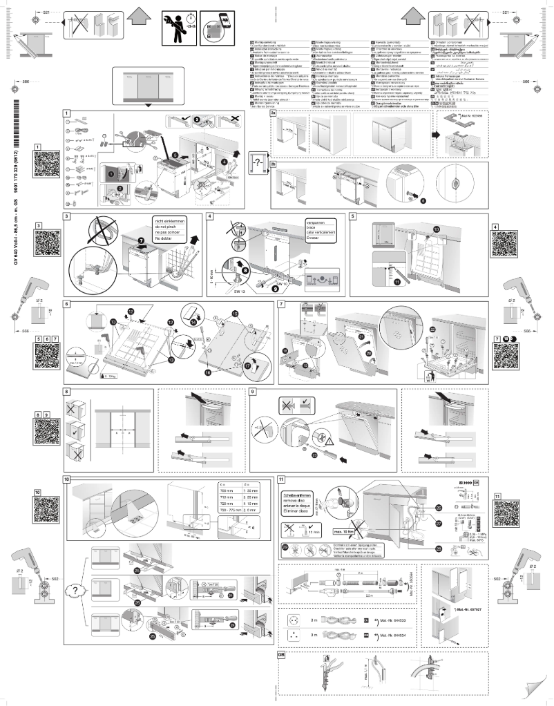 First page image of the manual for SBA46PX01E