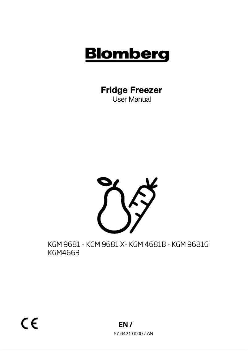 First page image of the manual for KGM4663G