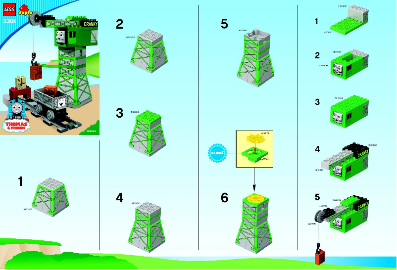 First page image of the manual for Duplo 3301