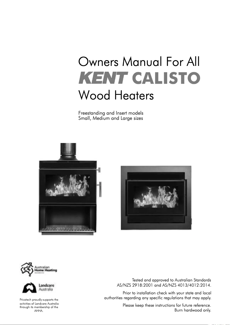 Page 1 of the manual User Manual Kent Small