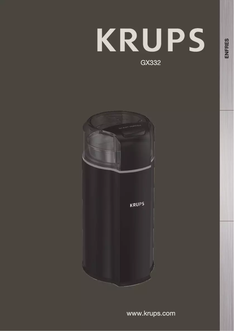 First page image of the manual for Silent Vortex GX332