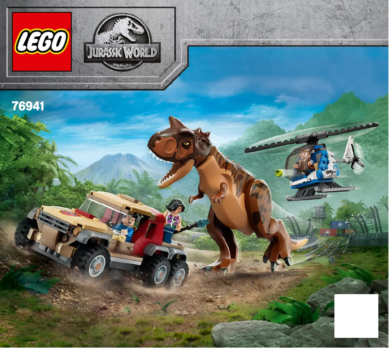 Page 1 of the manual Visual Instructions Lego Jurassic World 76941