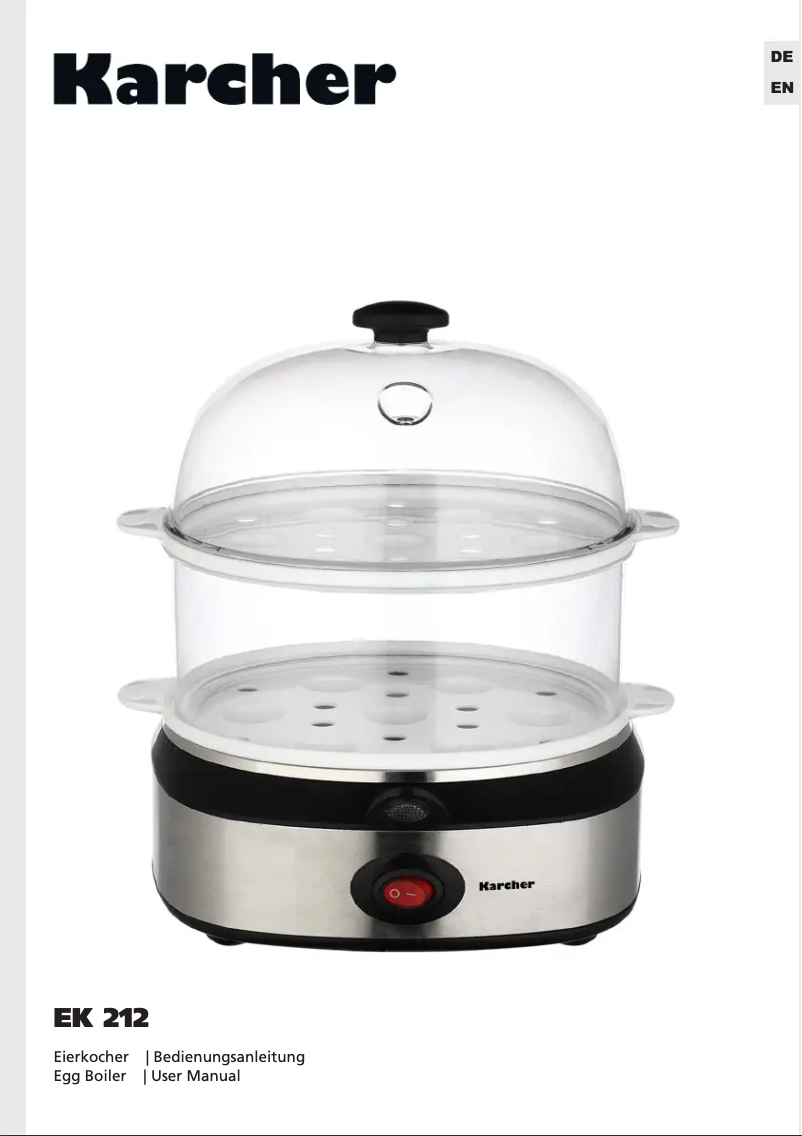 First page image of the manual for EK 212