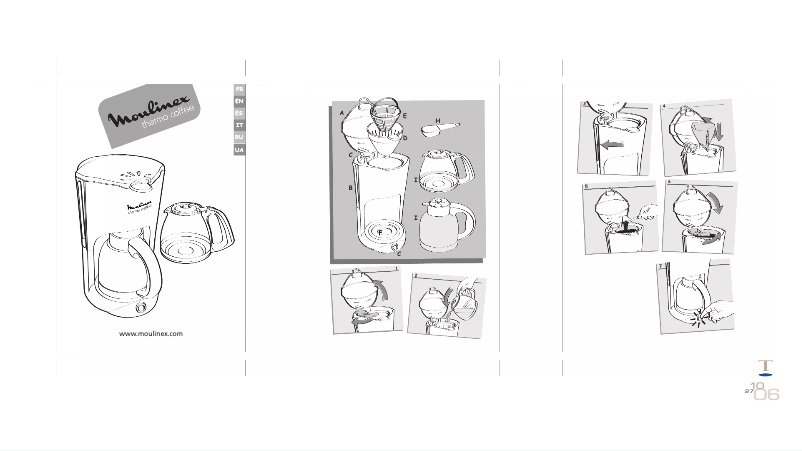 Page 1 of the manual User Manual Moulinex Thermo CJ600530