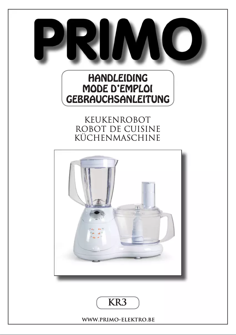 First page image of the manual for KR3