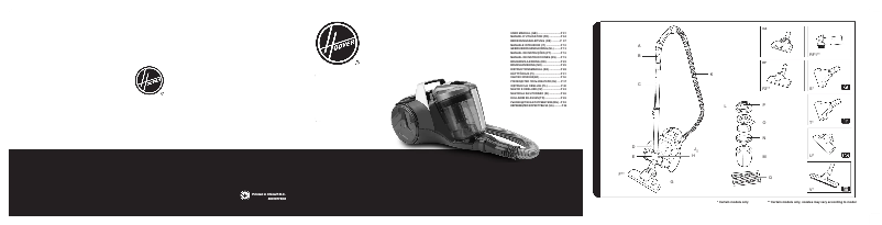 Page 1 of the manual Instruction Manual Hoover BR25PAR 011