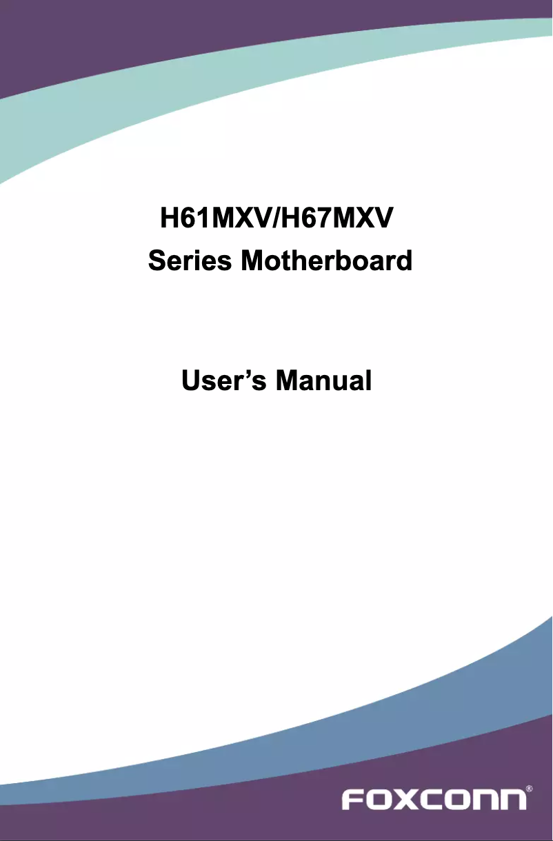 First page image of the manual for H61MXV