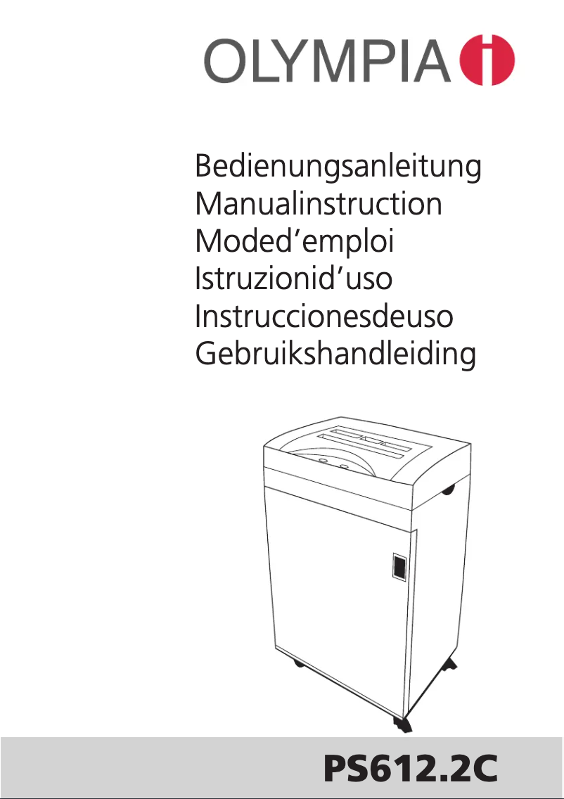 Page 1 of the manual User Manual Olympia PS 625.4 CCD