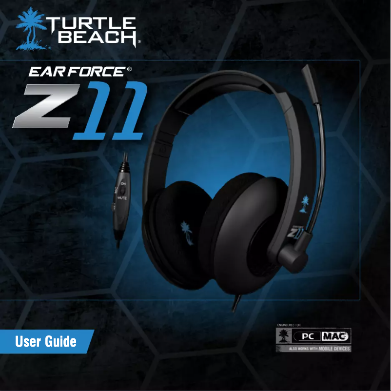 Page 1 of the manual User Manual Turtle Beach ZBX0HW68218