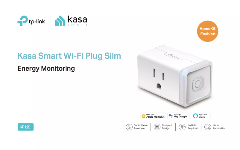 First page image of the manual for Kasa KP125