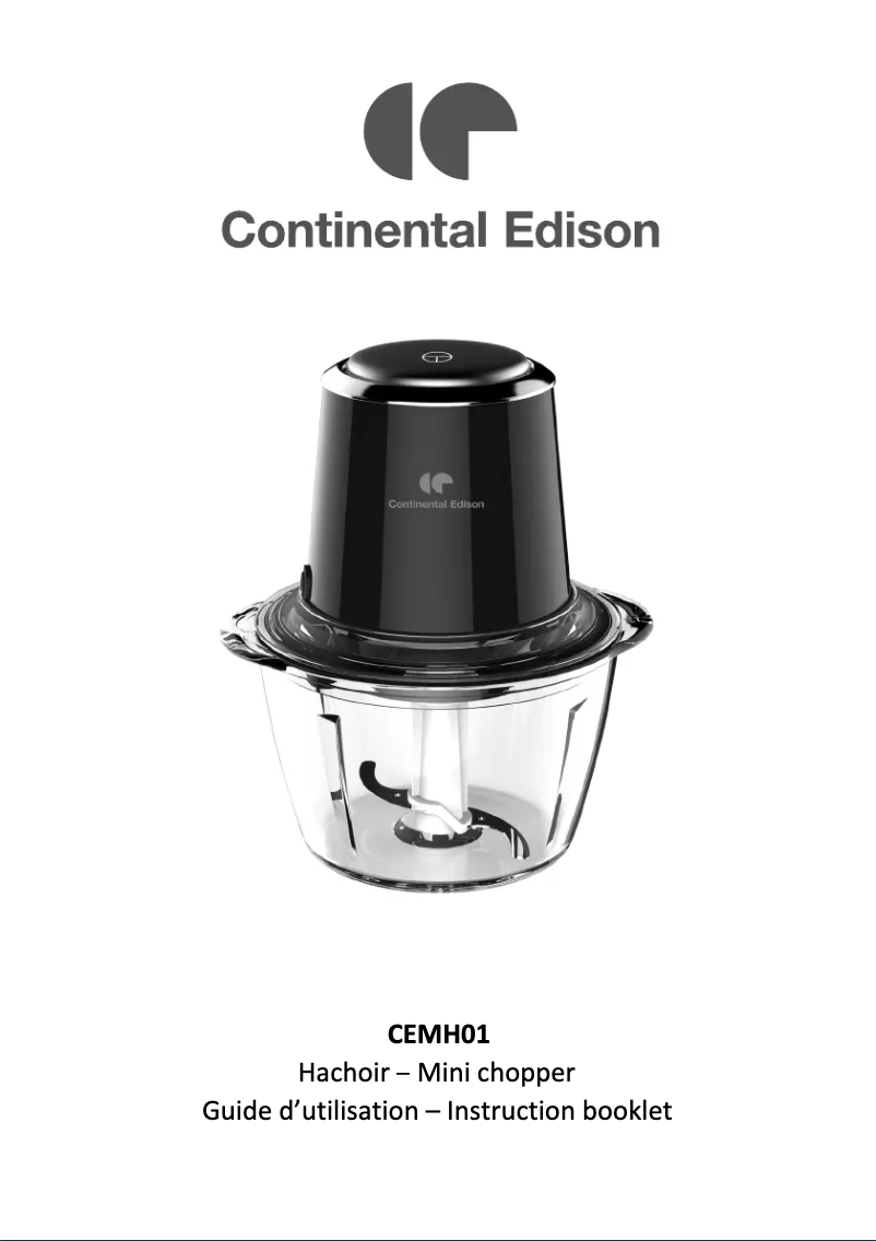 First page image of the manual for CEMH01