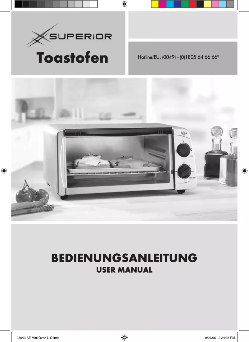 First page image of the manual for KS6676