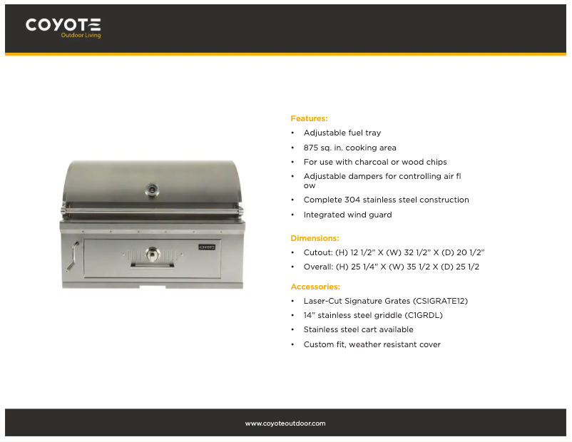 First page image of the manual for C1CH36