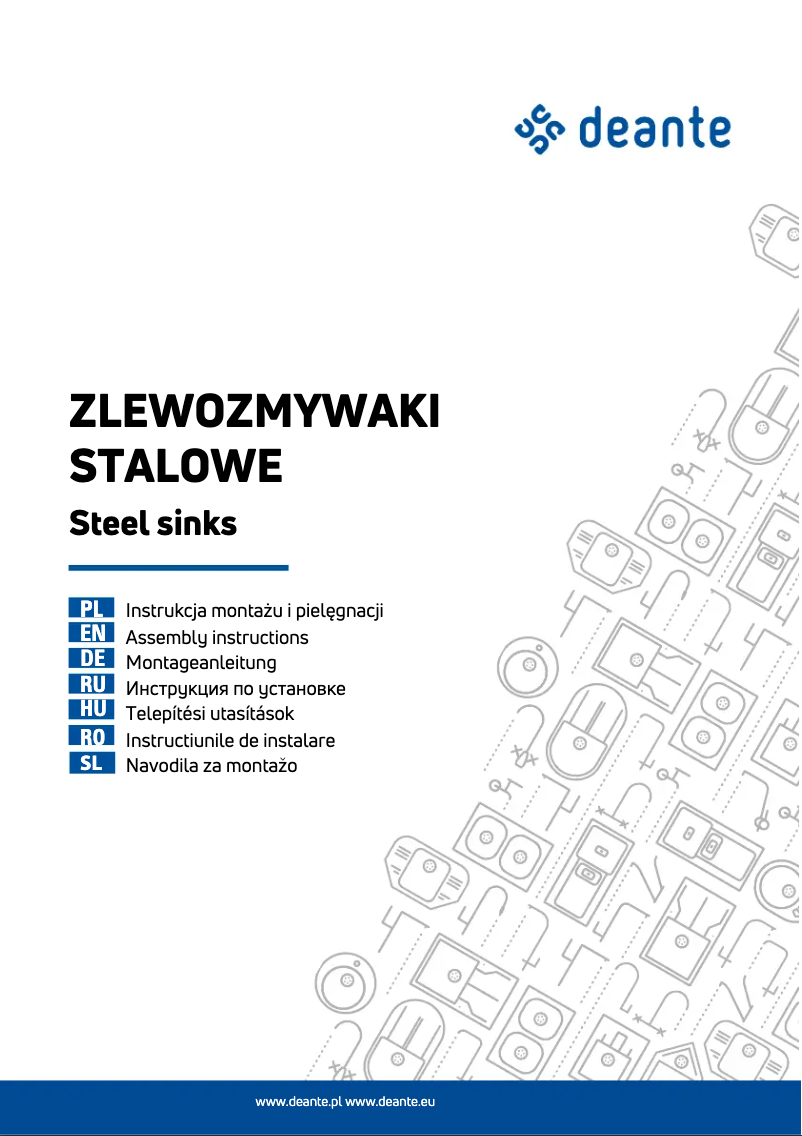 Page 1 of the manual User Manual Deante ZM5 3110