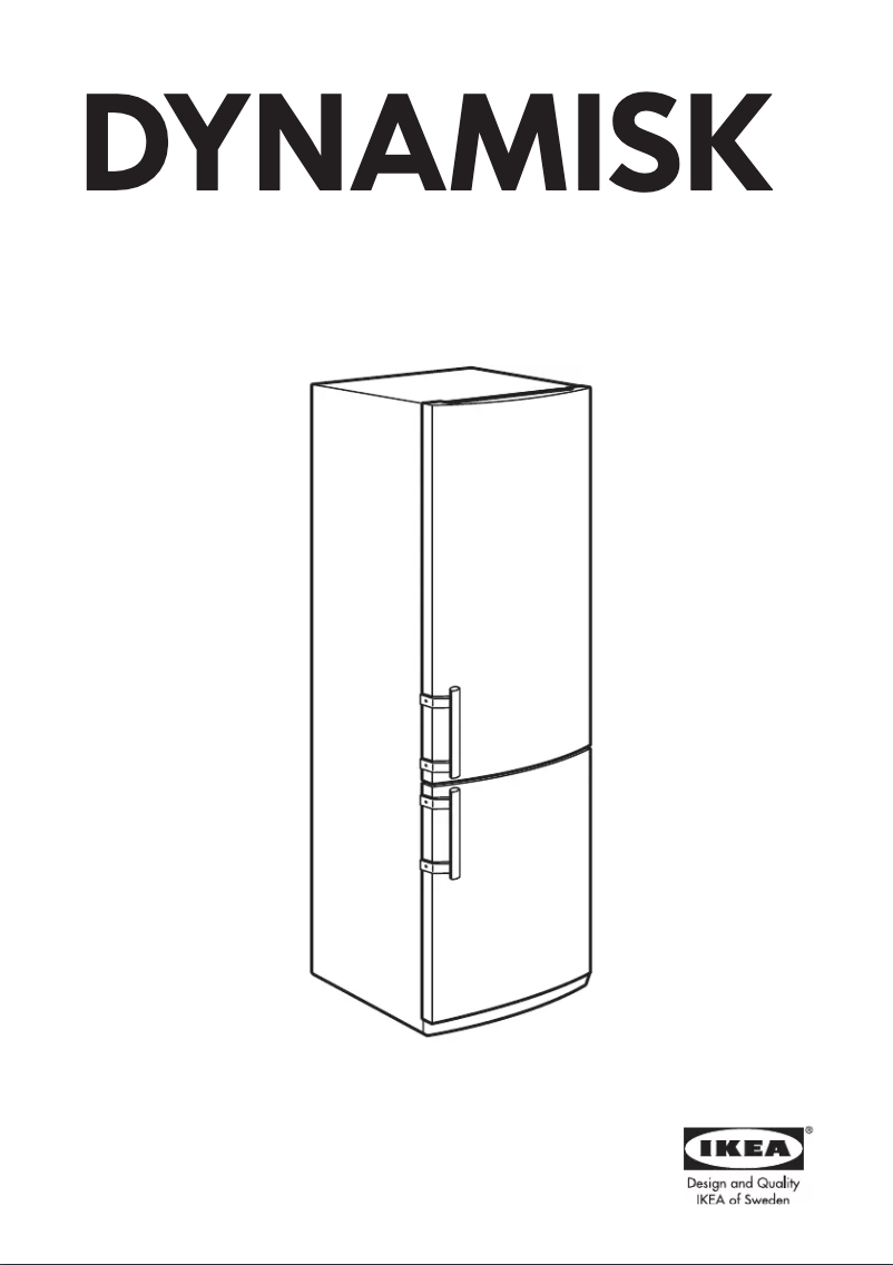 First page image of the manual for DYNAMISK