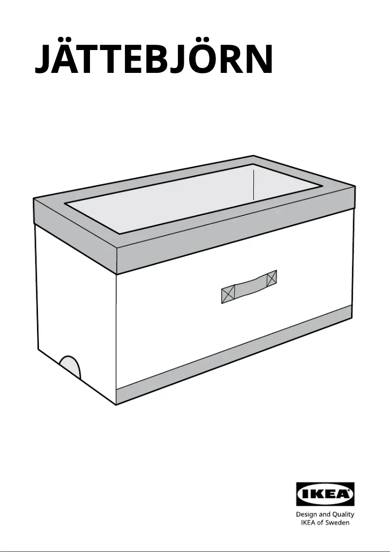 First page image of the manual for JÄTTEBJÖRN 205.731.92