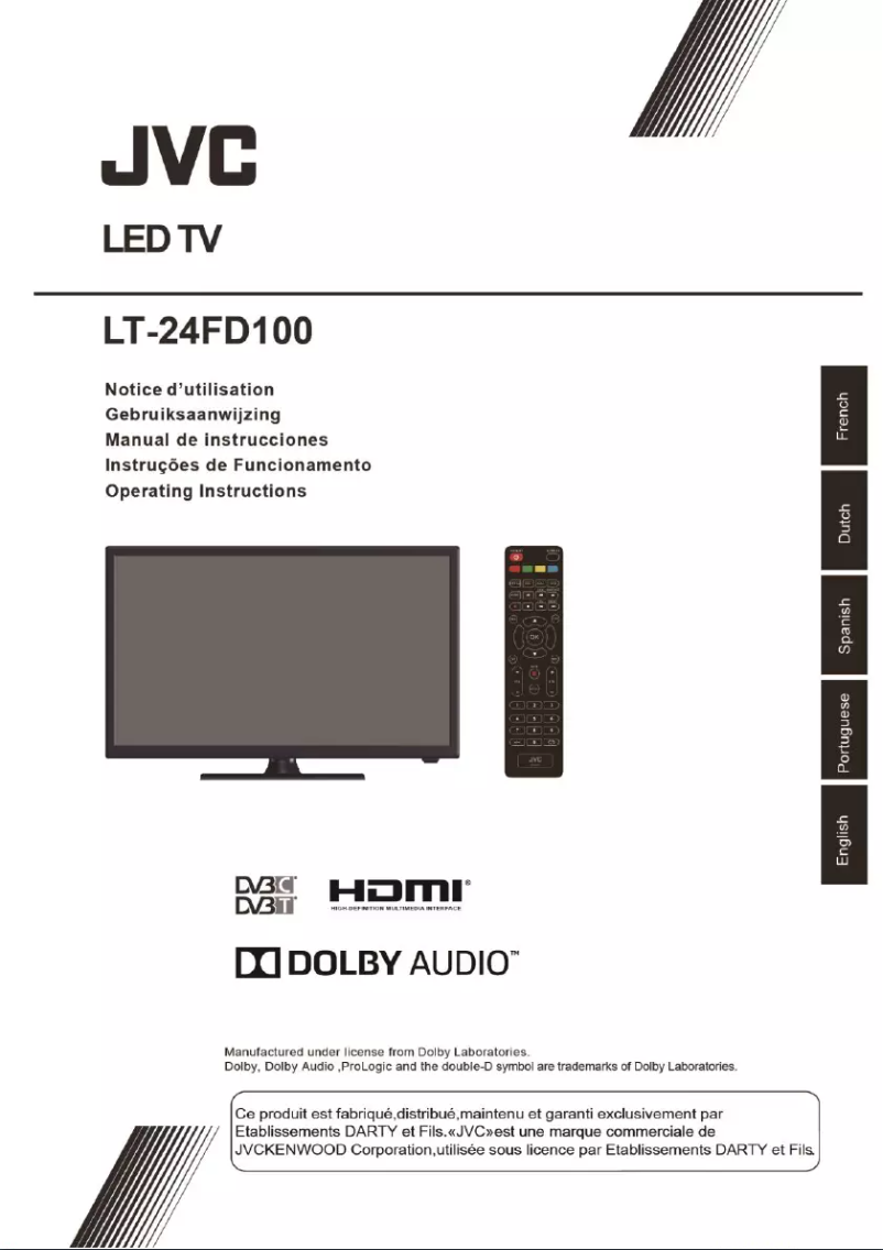 First page image of the manual for LT-32FD100