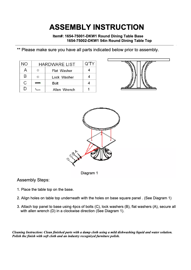 Page 1 of the manual User Manual Hooker 1654-75002-DKW1