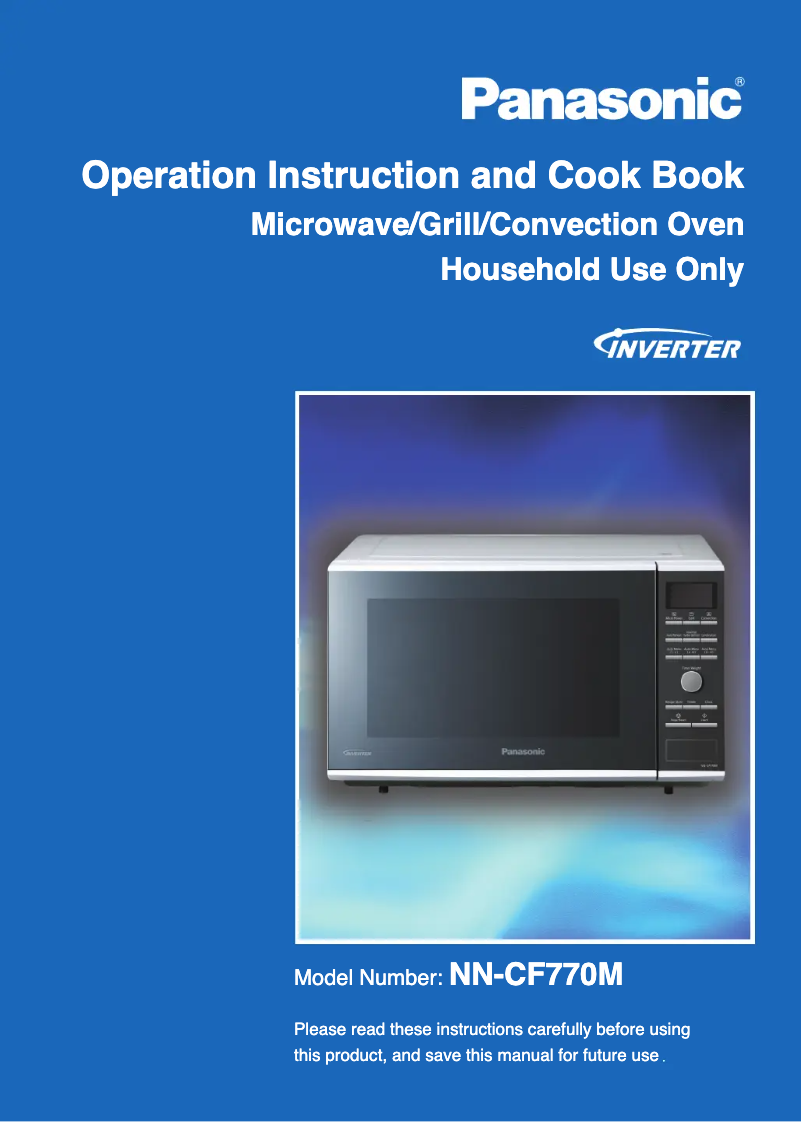 First page image of the manual for NNCF770M