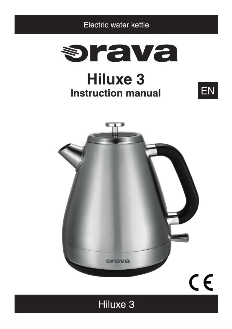 First page image of the manual for Hiluxe 3