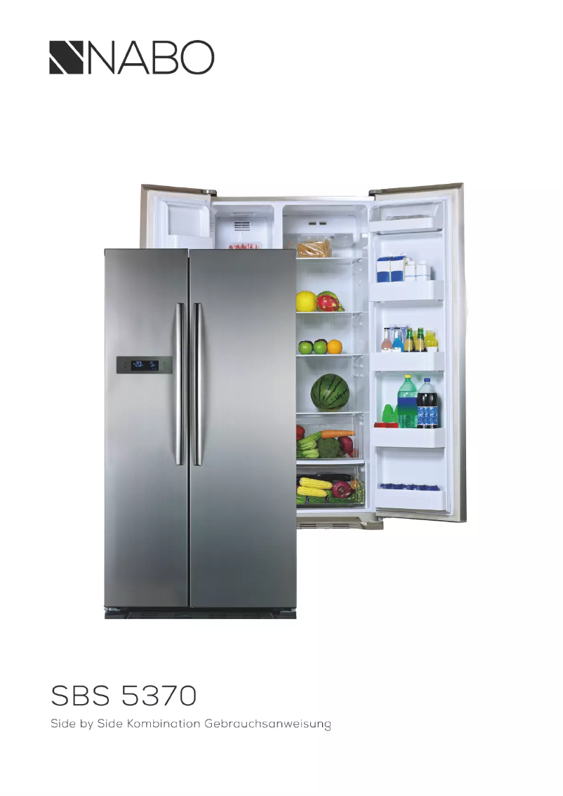 First page image of the manual for SBS 5370