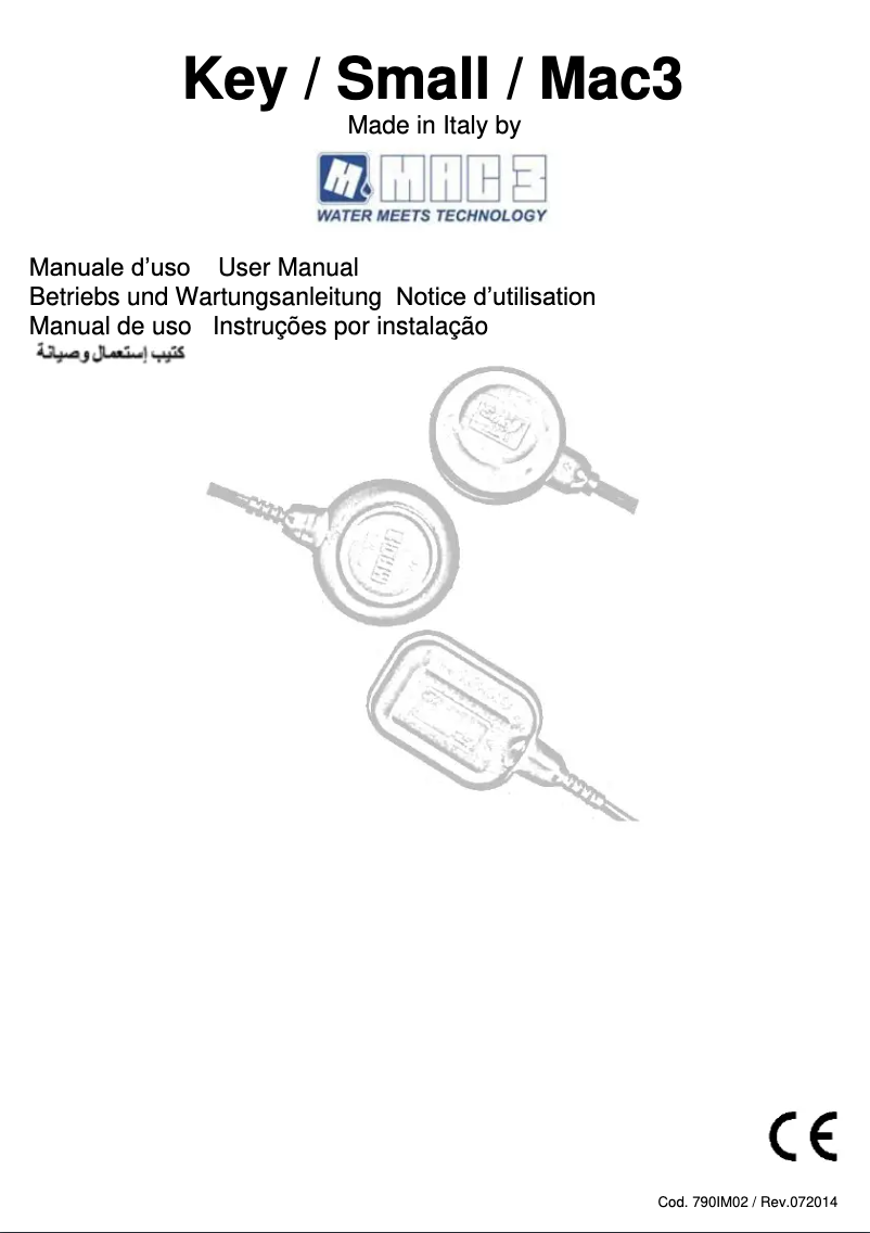 Page 1 of the manual User Manual Vemer MAC3