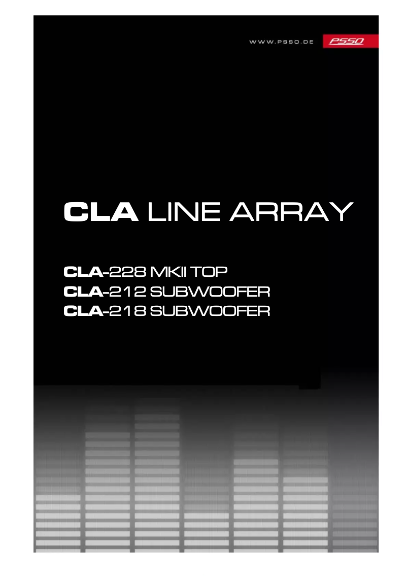 Image de la première page du manuel de l'appareil CLA-228