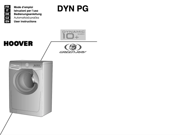 First page image of the manual for DYN 10146PG/L-S