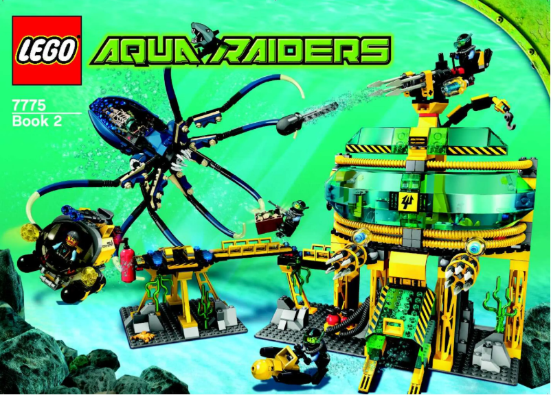 Page 1 of the manual User Manual Lego Aqua Raiders 7775