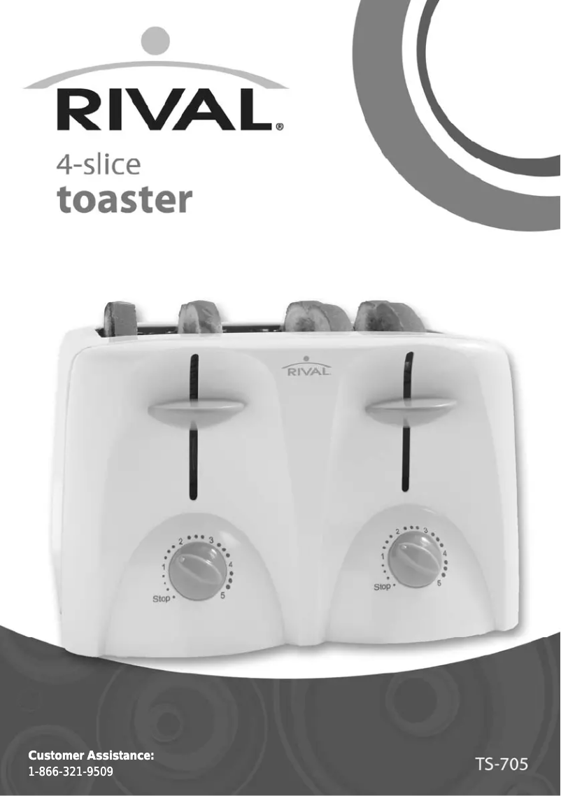 First page image of the manual for TS-705