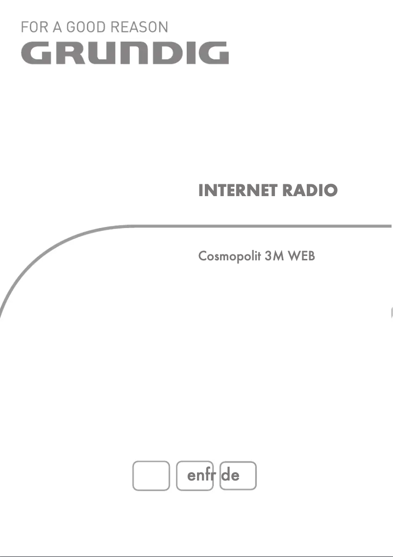 First page image of the manual for Cosmopolit 3M WEB