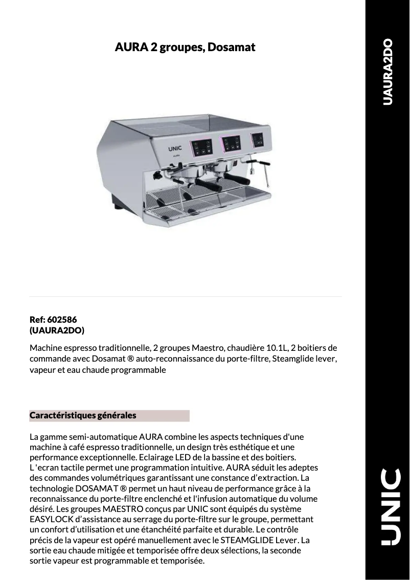 First page image of the manual for AURA 2