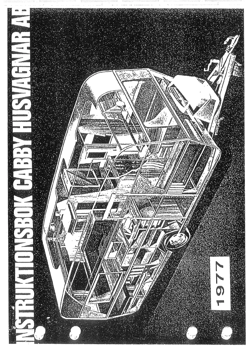 Page 1 of the manual User Manual Cabby 1977