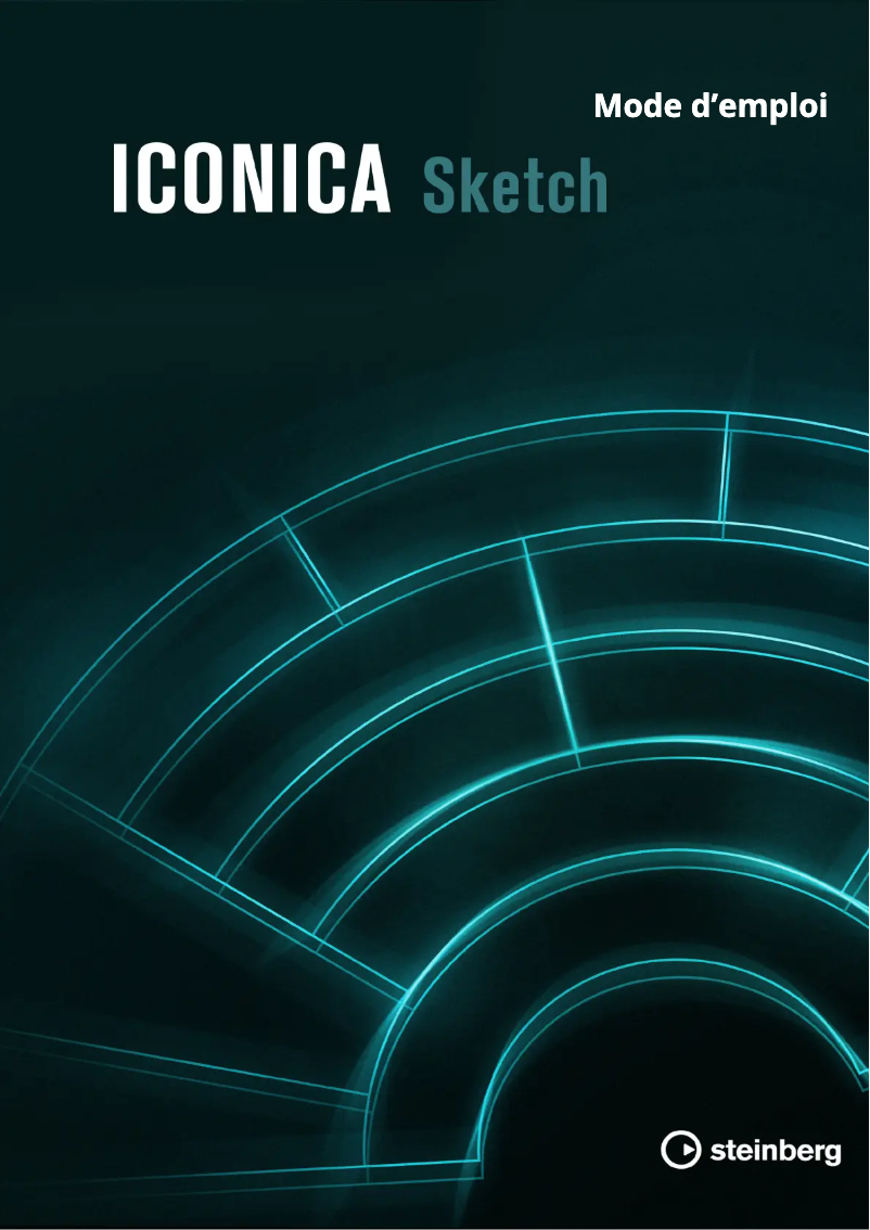 Page 1 of the manual User Manual Steinberg Iconica Sketch