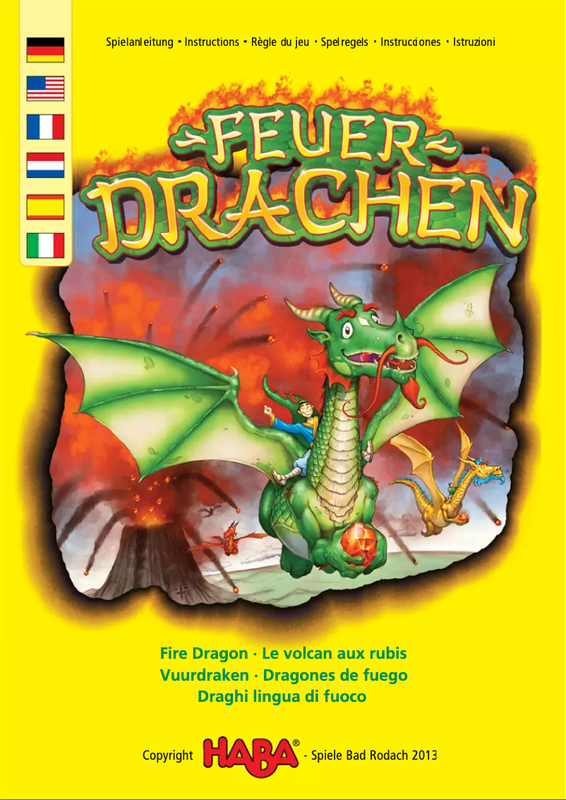 First page image of the manual for Feuerdrachen